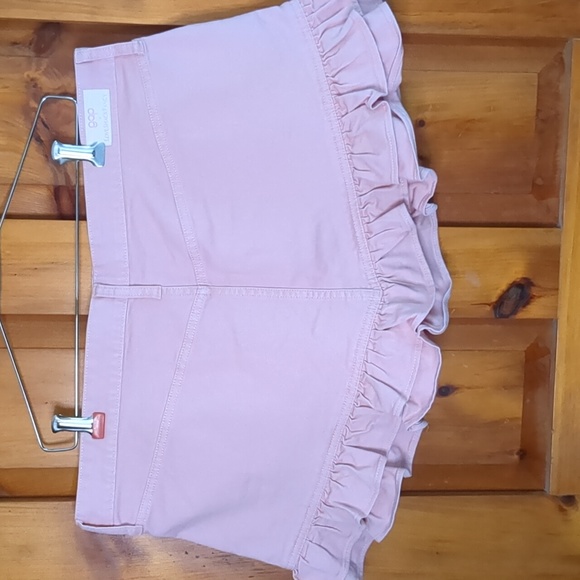 COPY - GAP* Loveshackfancy blush pink double ruffle mini two front pockets size… - Picture 8 of 9